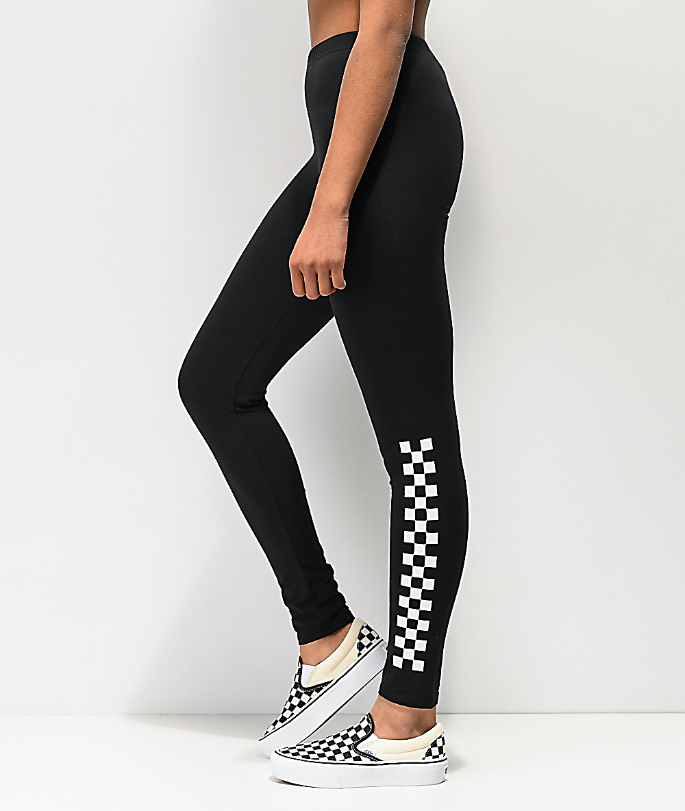 vans checkerboard leggings