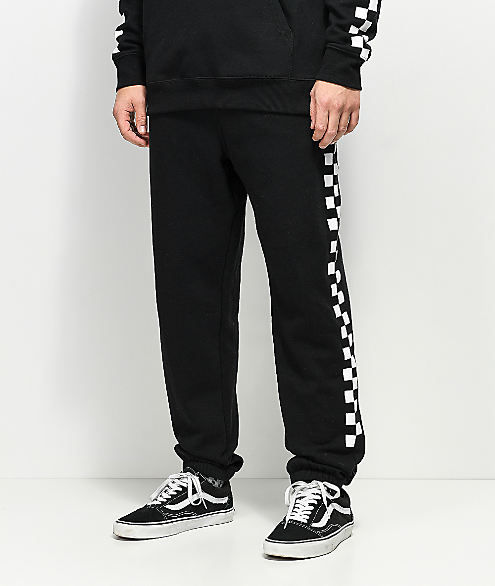 vans checkered joggers