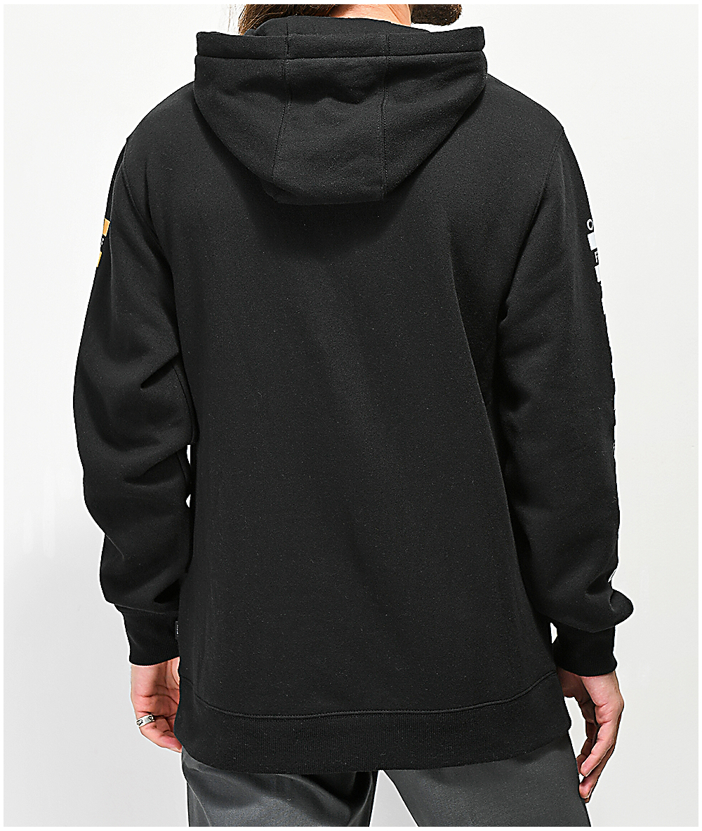 vans hoodie checkered sleeves