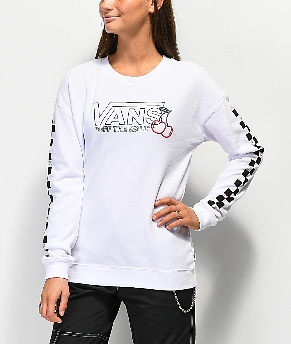 vans off the wall crew neck sweatshirt