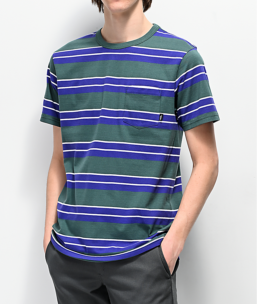 vans striped t shirt