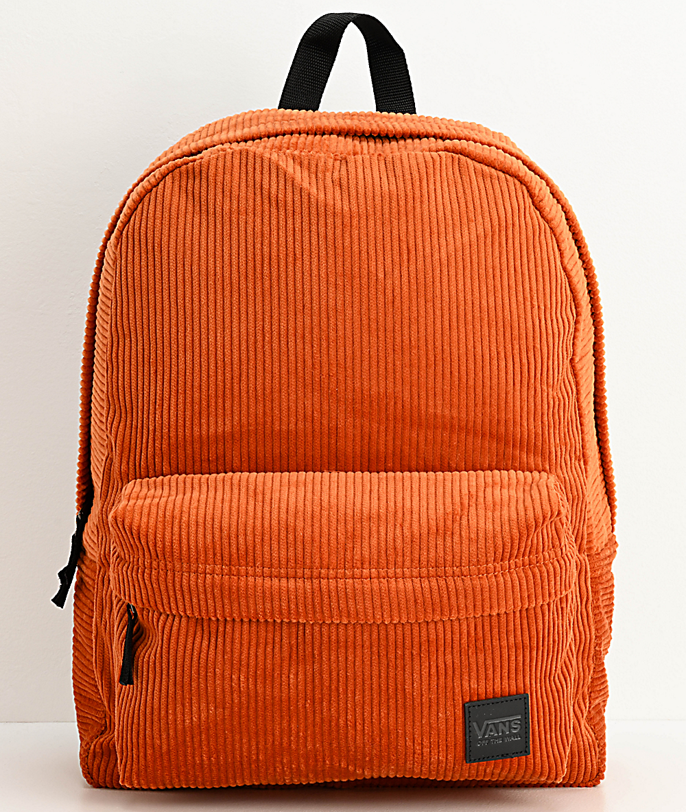 vans corduroy backpack