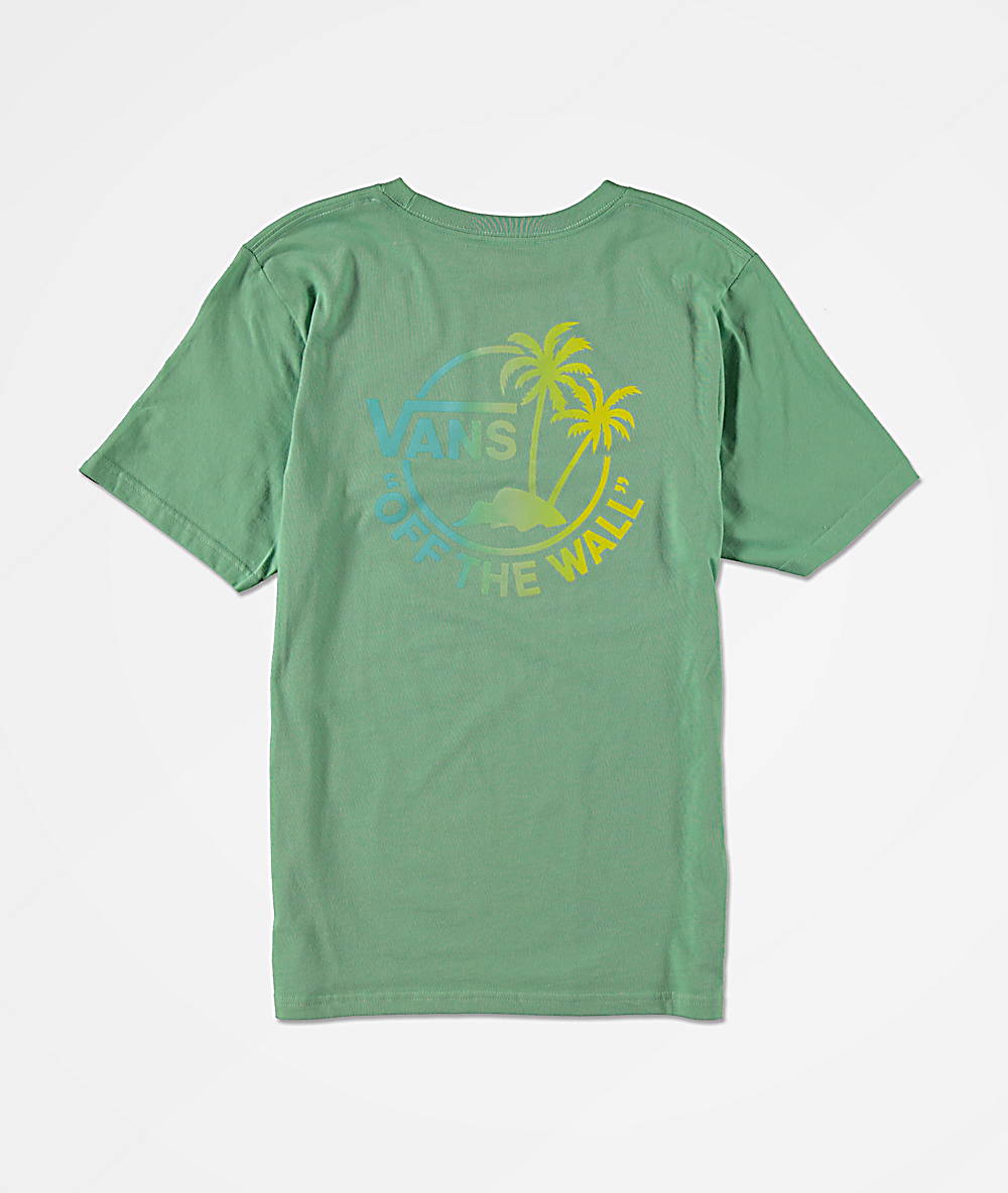camiseta vans verde