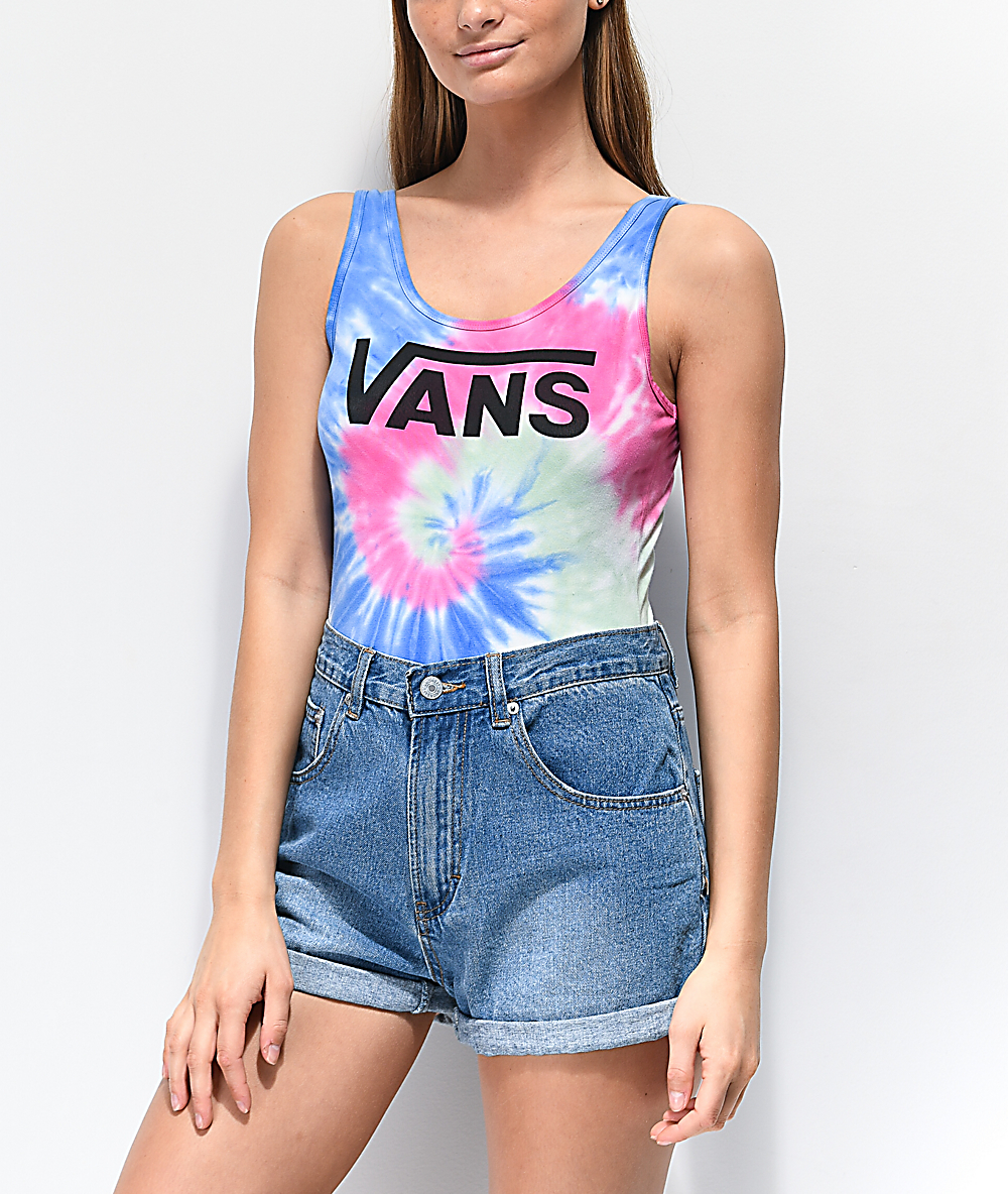 vans tie dye bodysuit