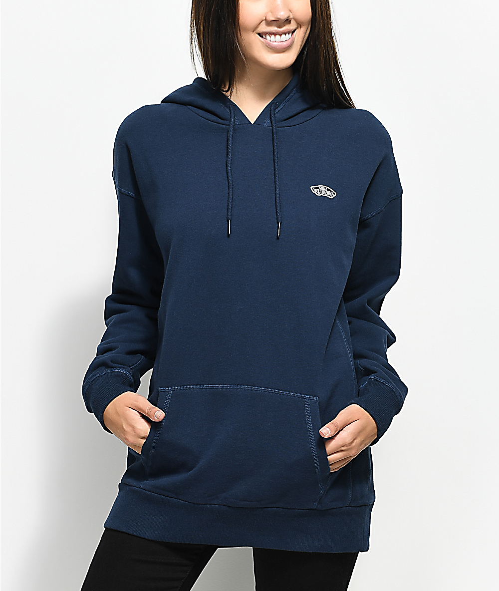 vans hoodie navy