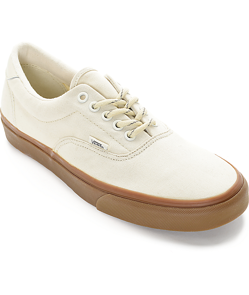 white vans with tan sole