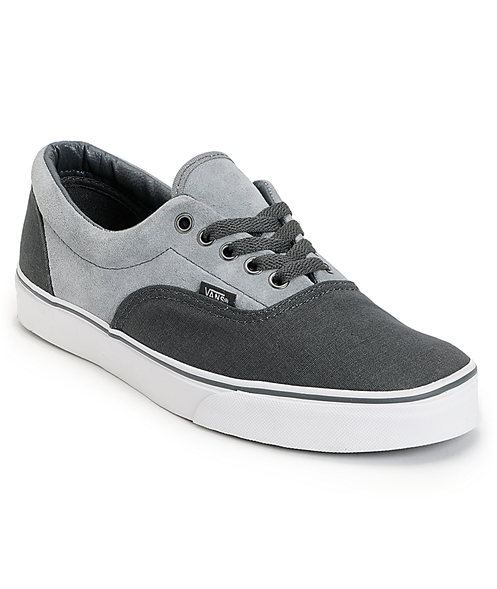 vans era charcoal grey