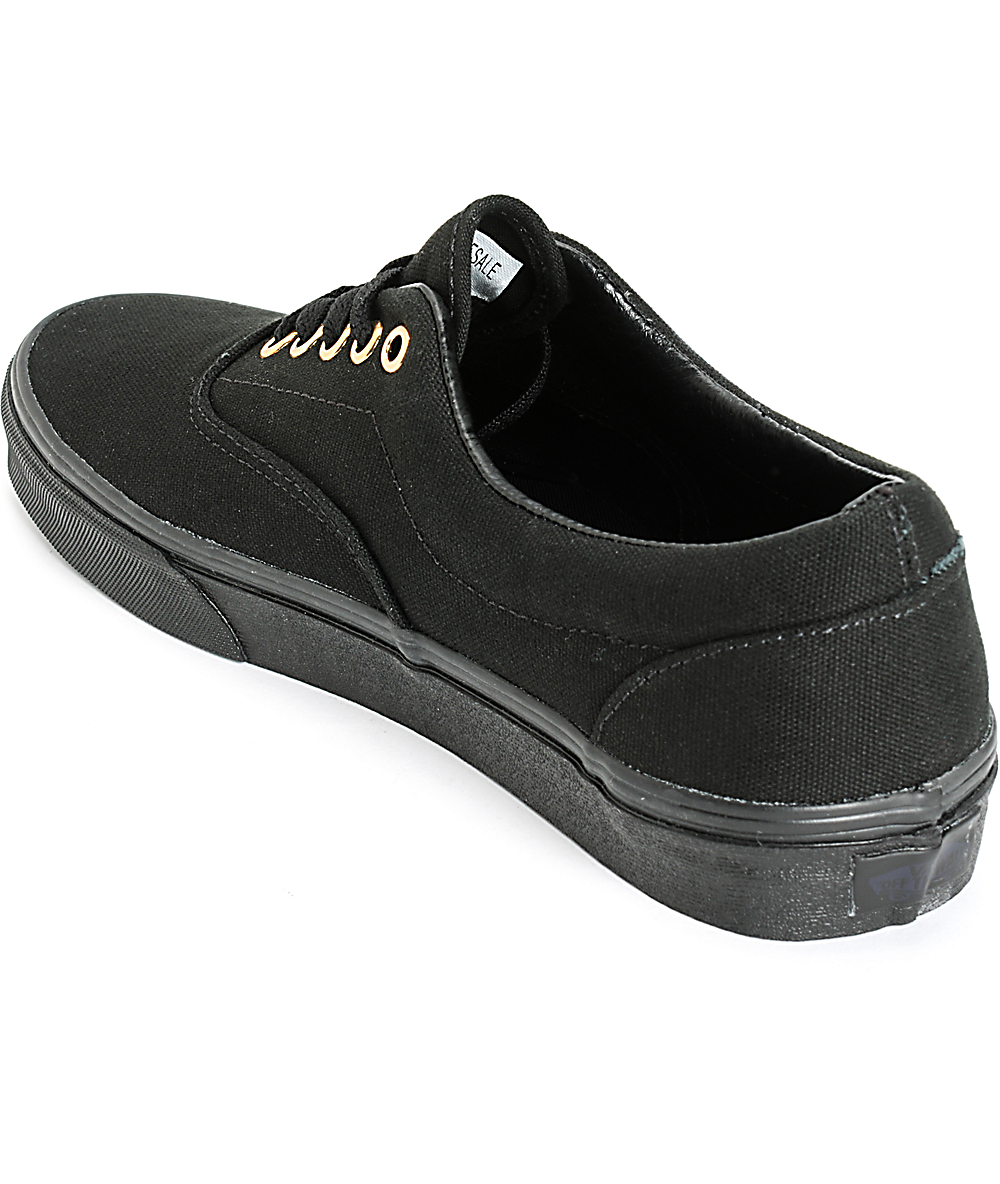 vans era black mono