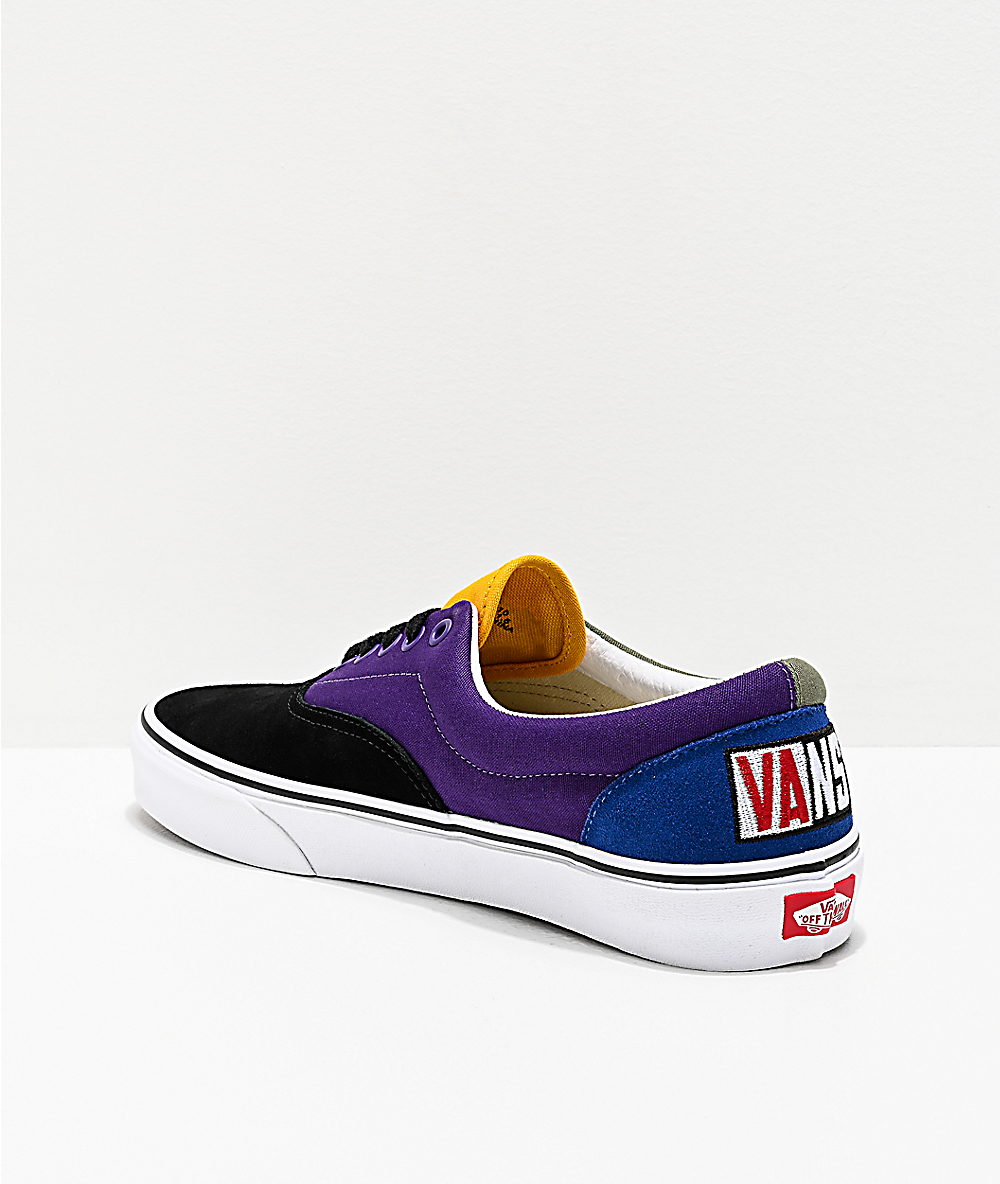 vans purple black