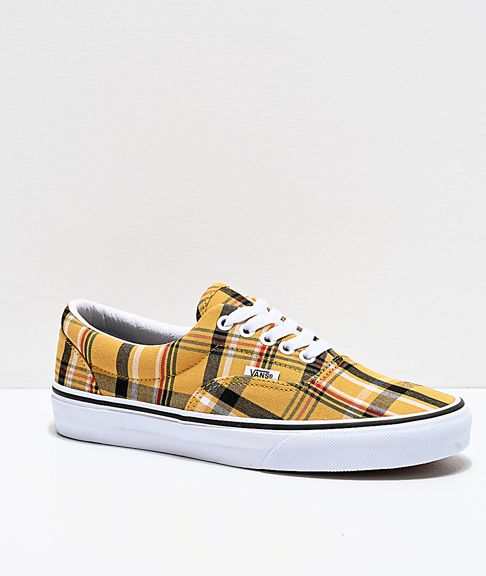tenis vans mujer amarillo