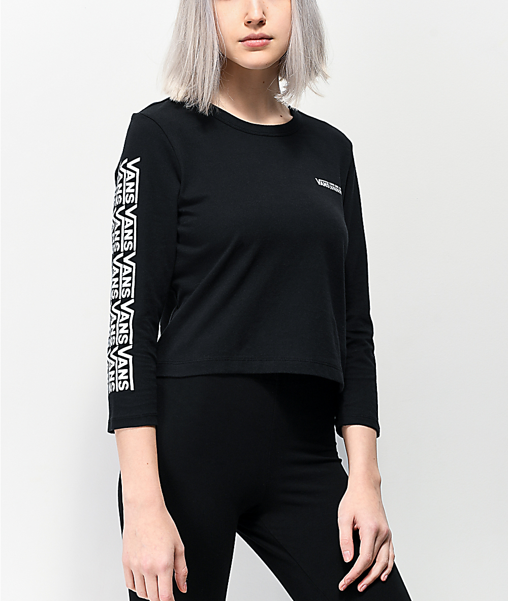 vans 3 quarter sleeve