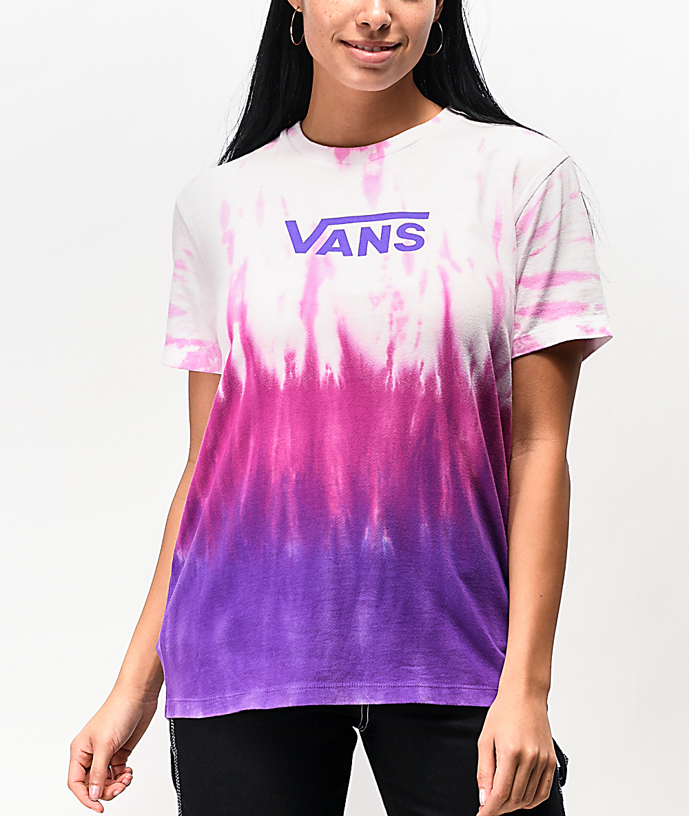 vans tie dye shirt