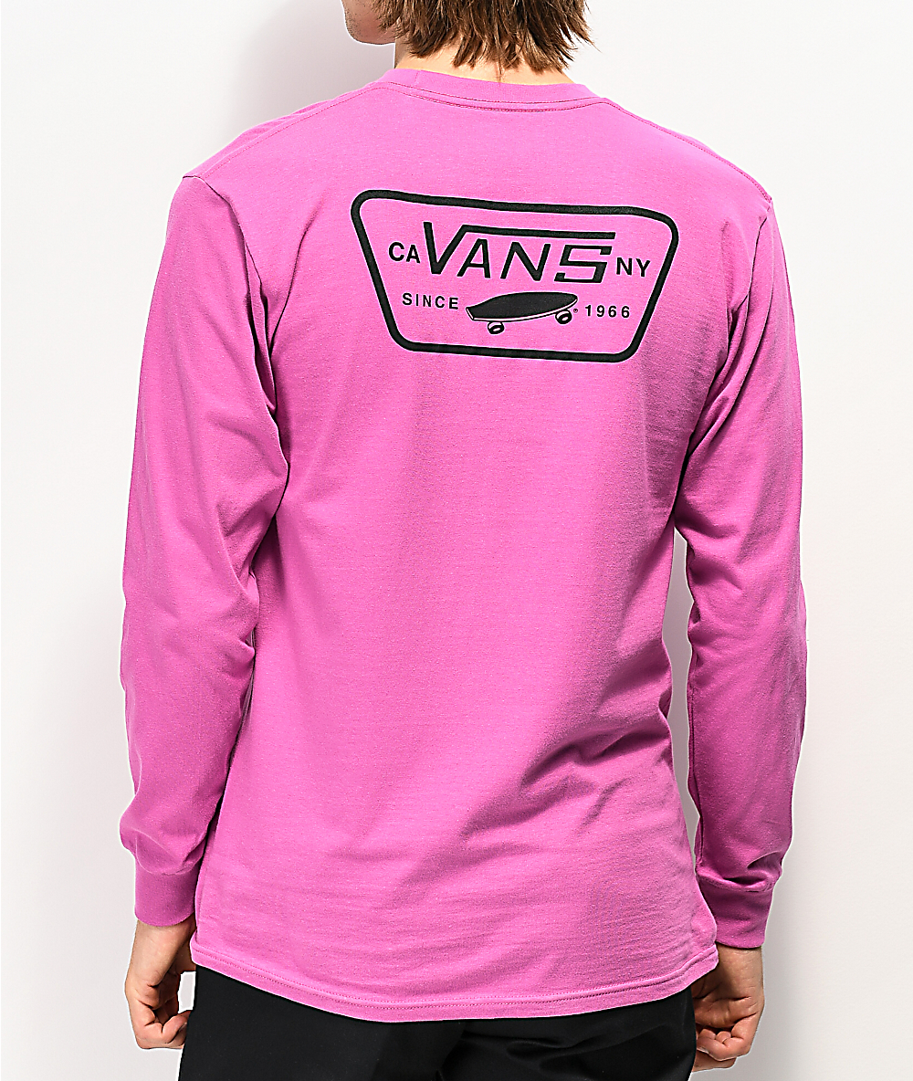 vans pink tee