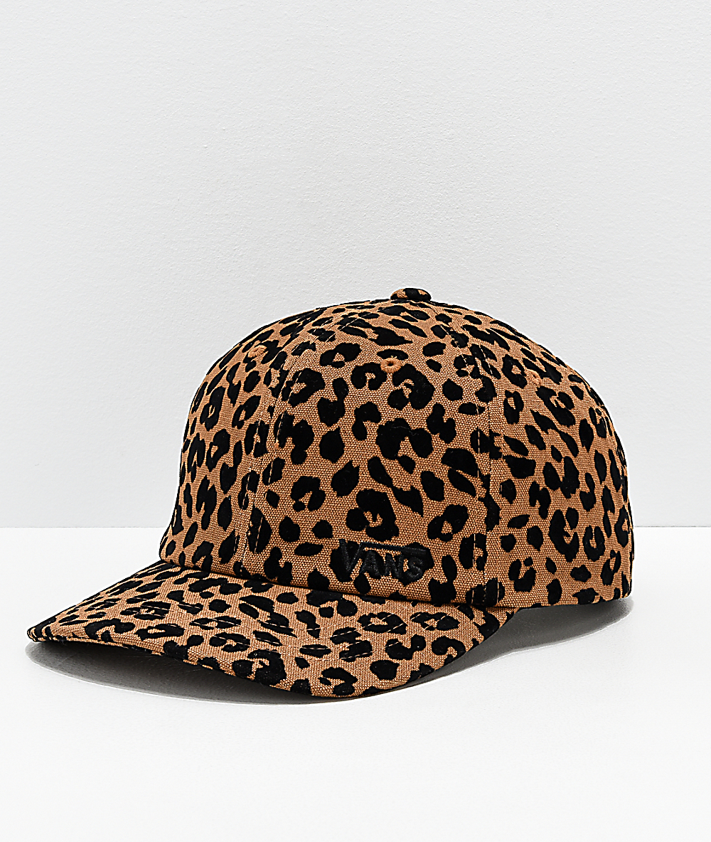 vans leopard print hat