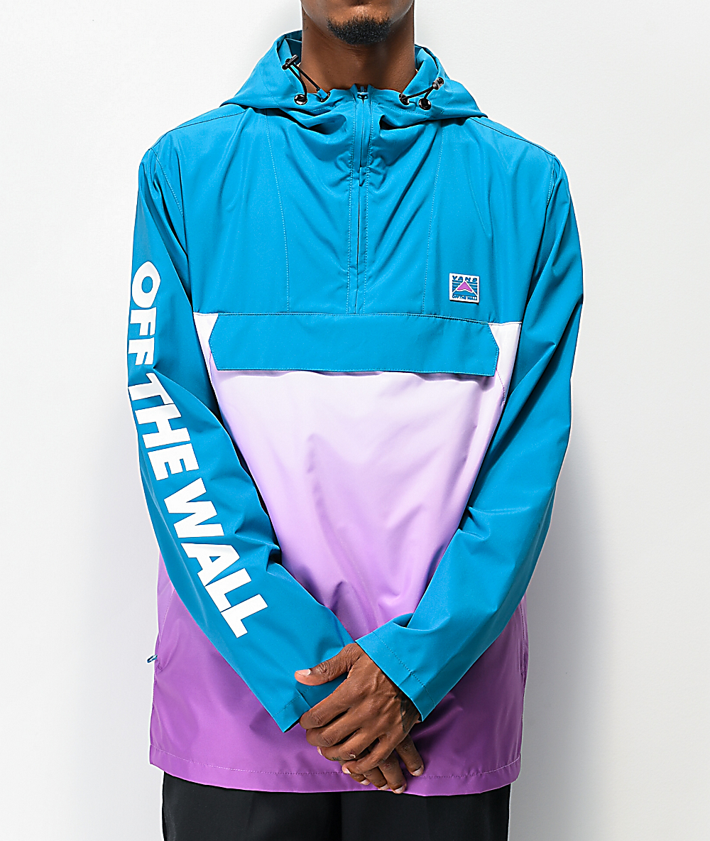 vans purple windbreaker