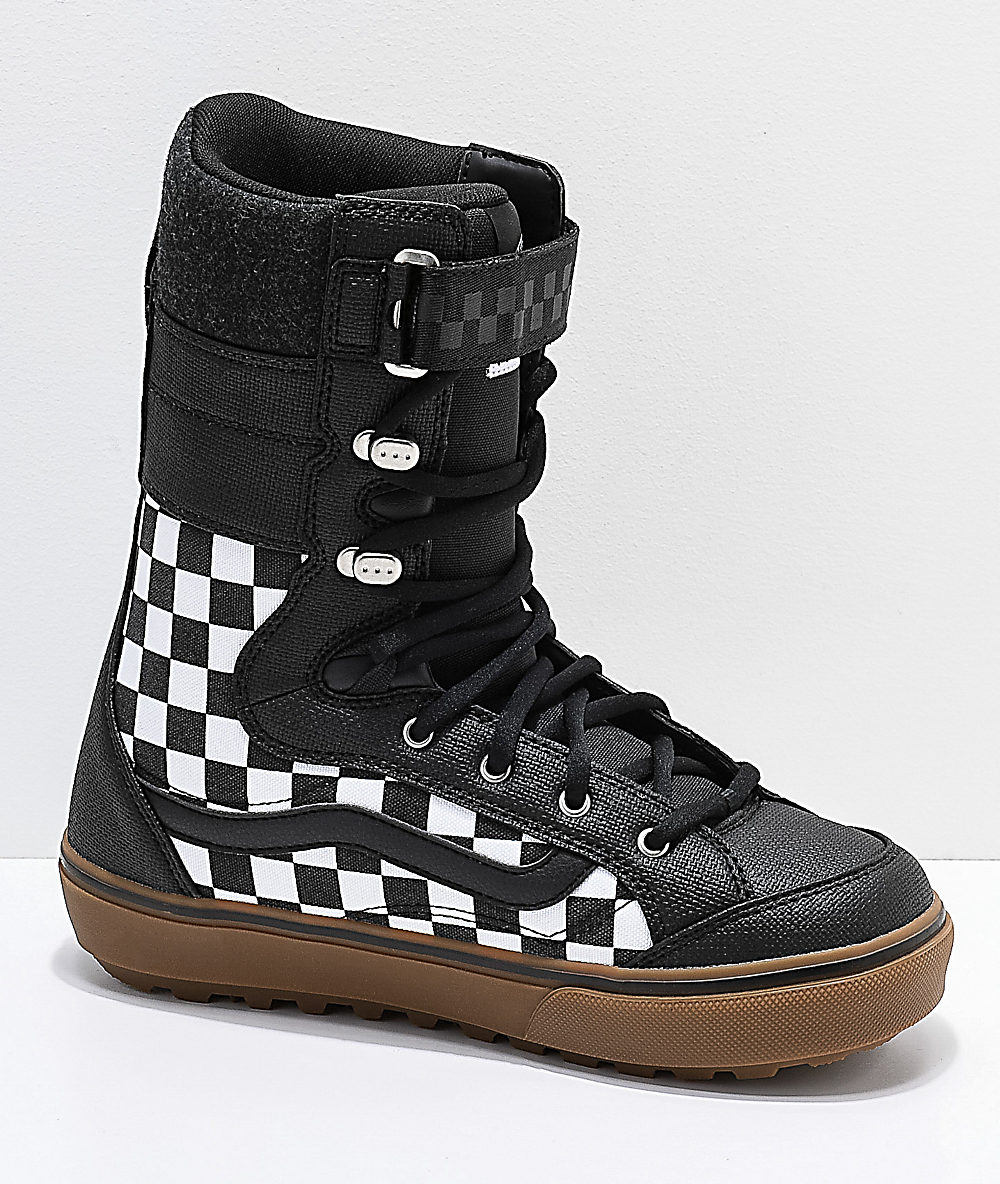 vans checkerboard boots