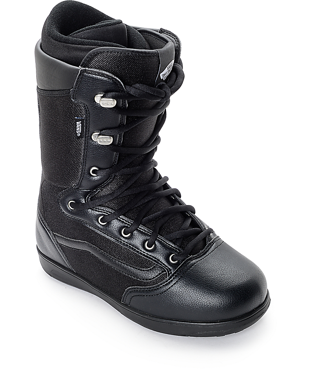 vans negro bota