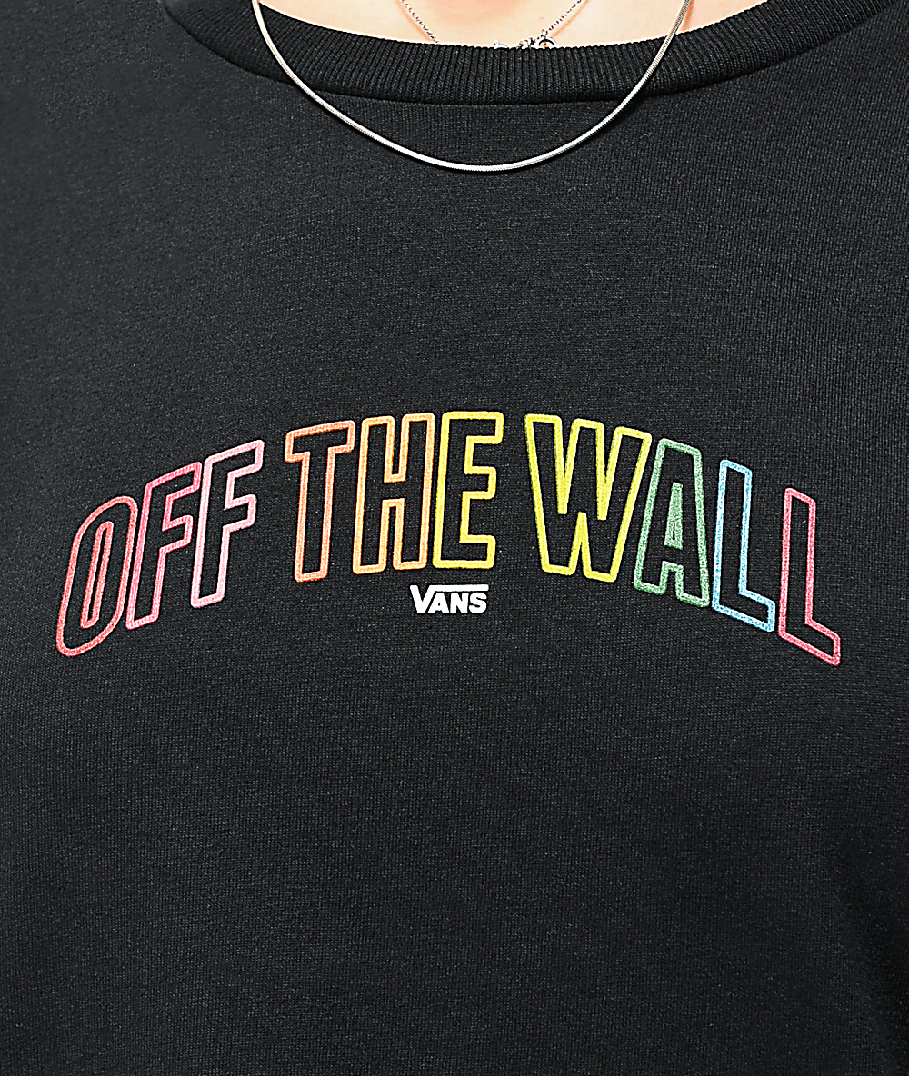 vans multicolor t shirt