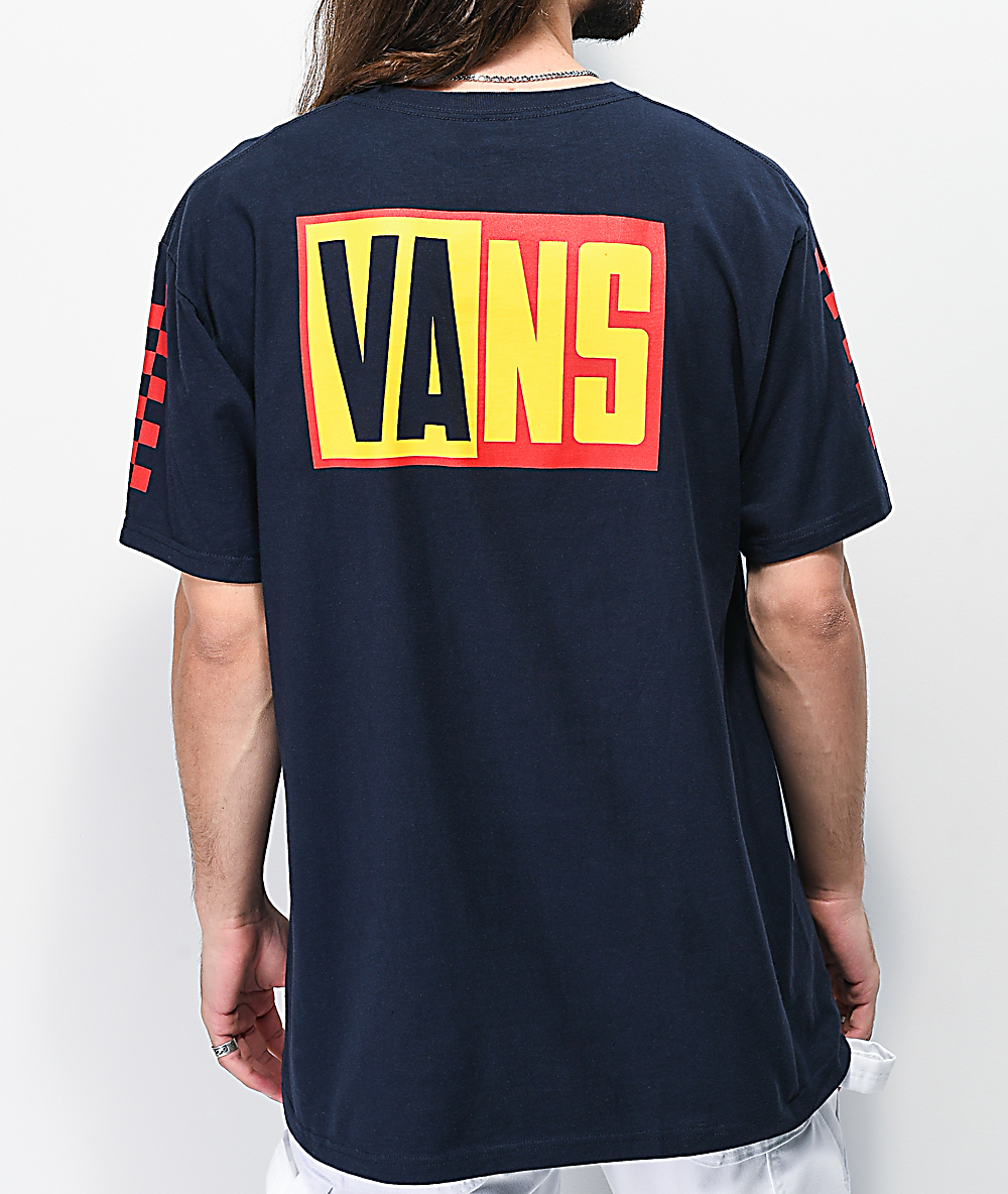 camisa vans mujer azul