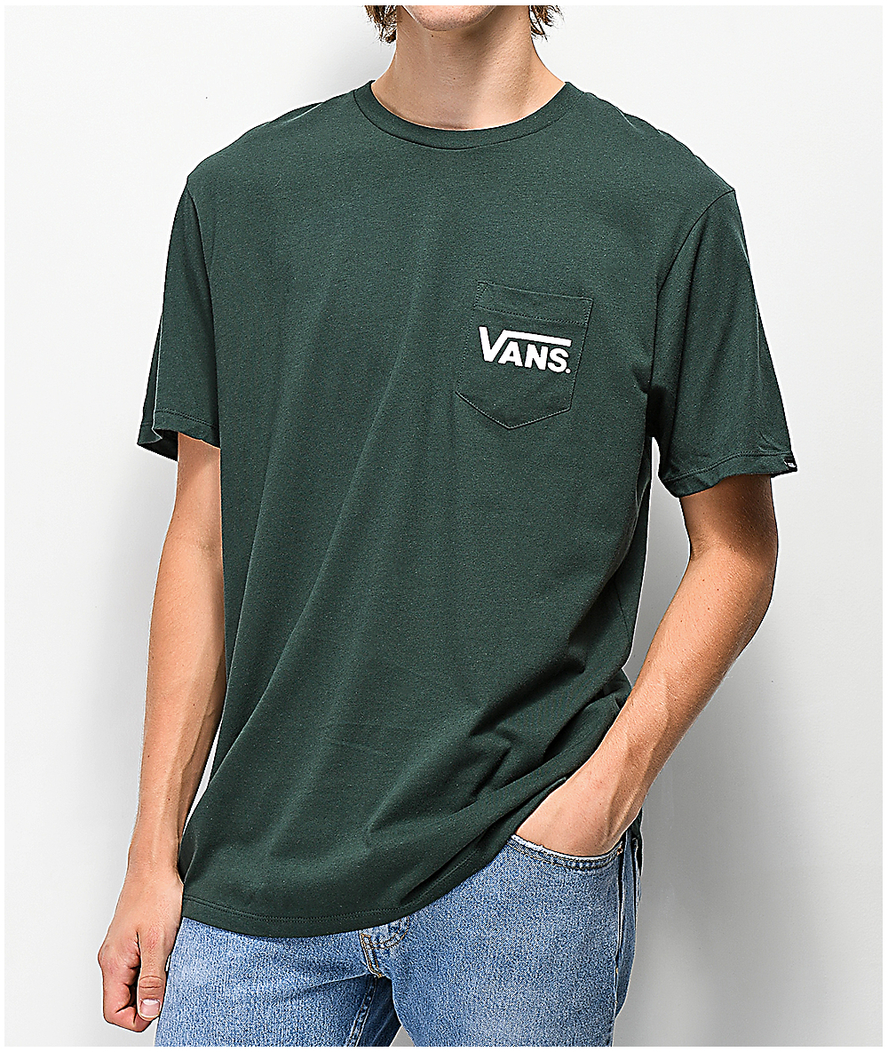 camisetas vans mujer verdes