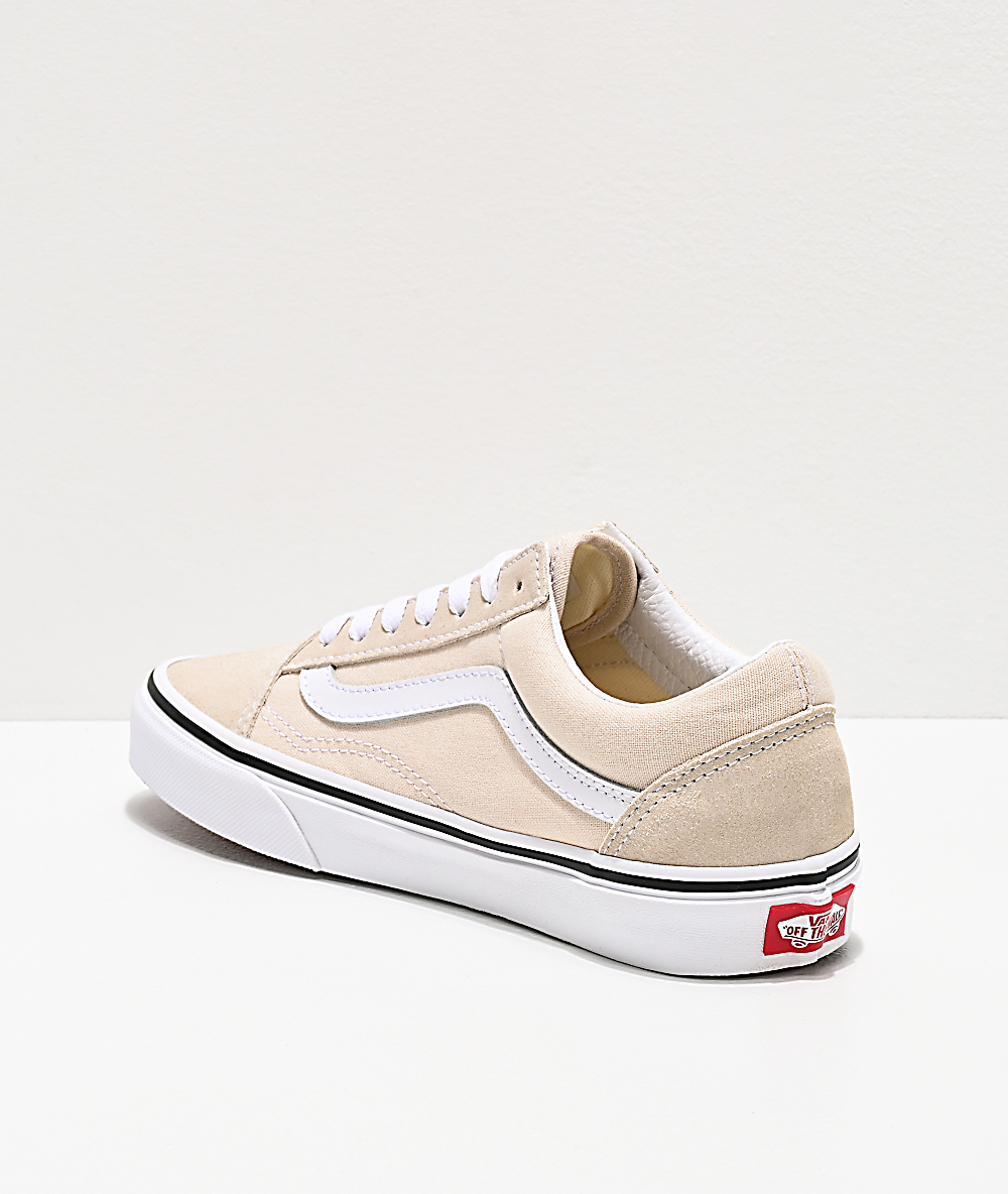 birch true white vans old skool