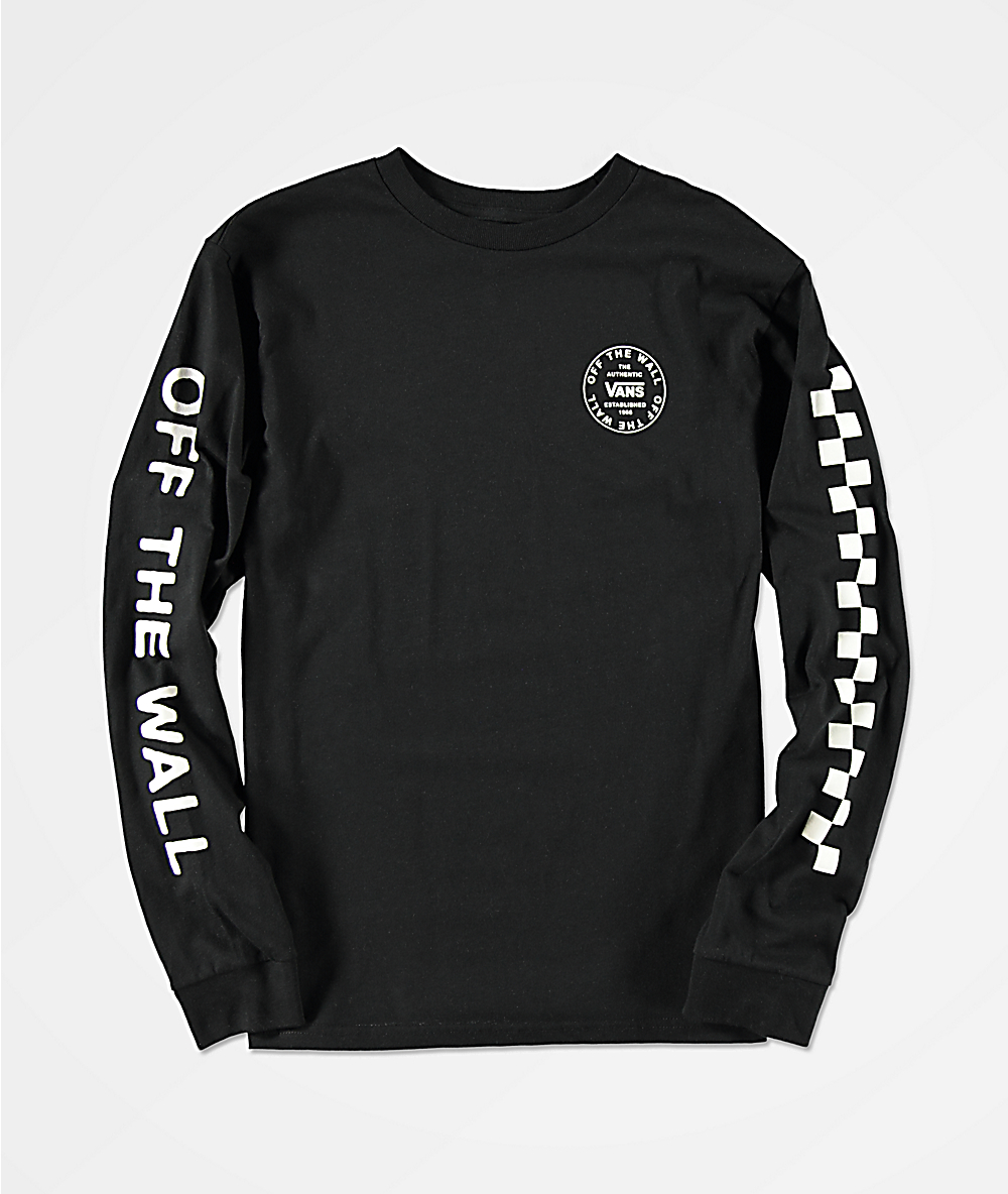 vans con linea negra