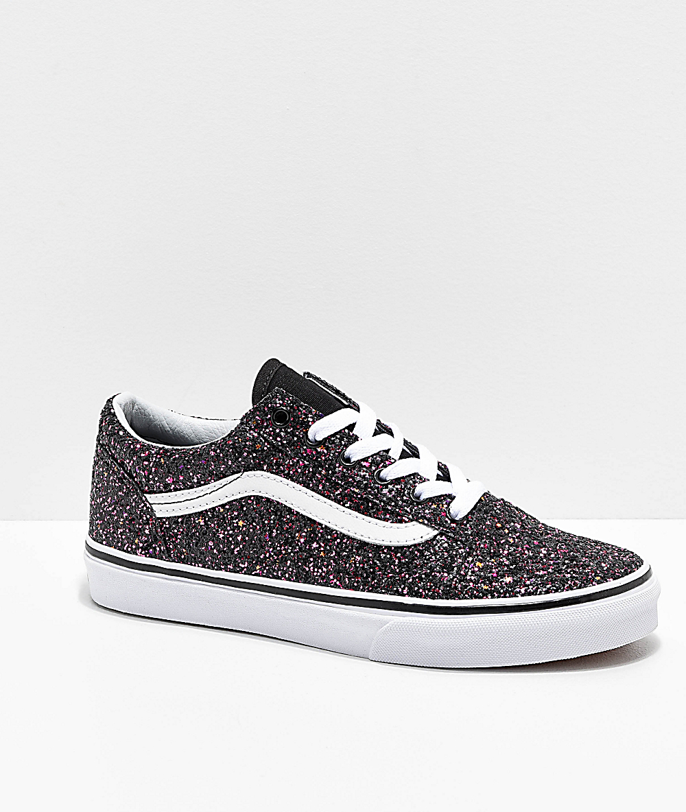 vans sparkly shoes
