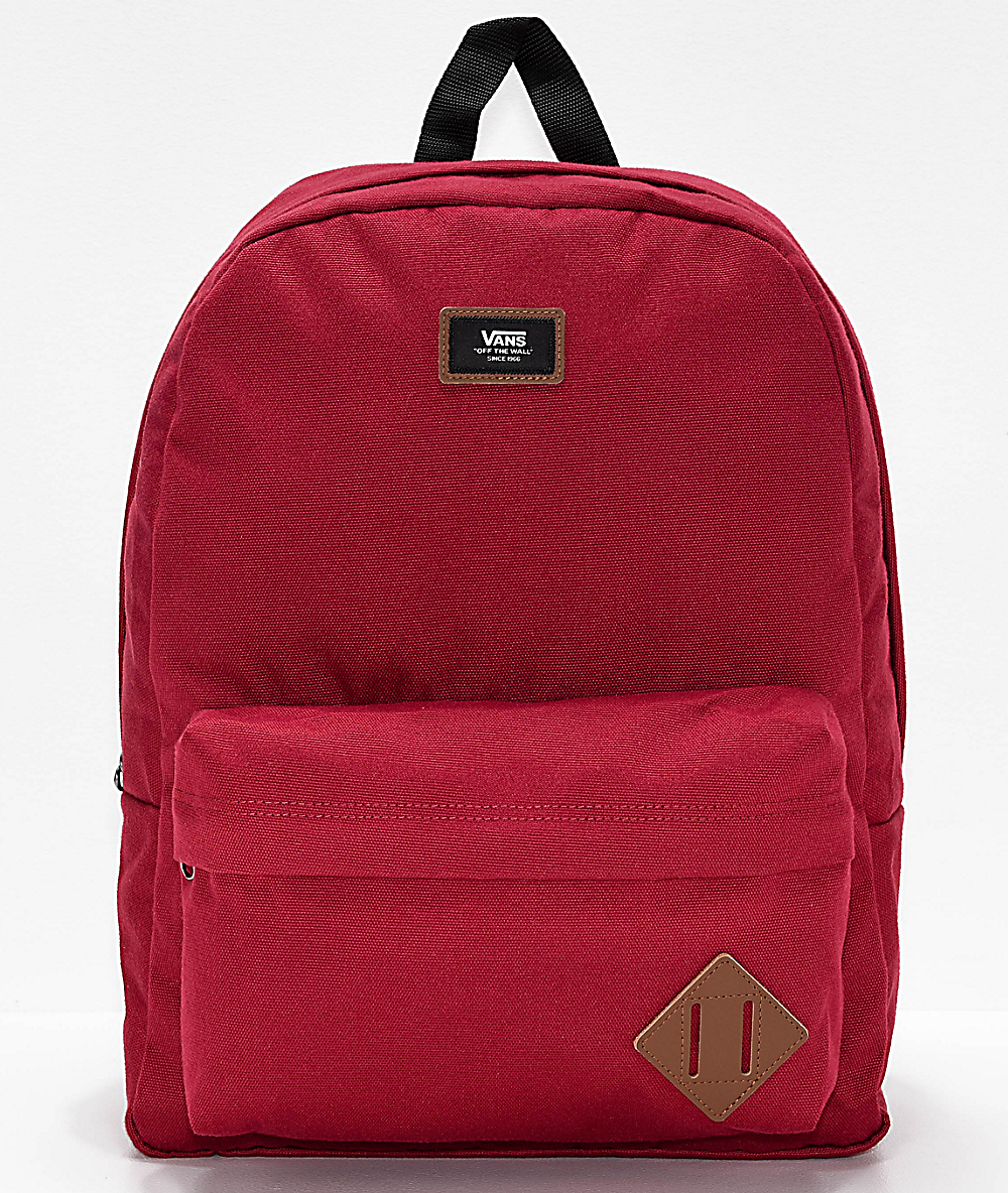 mochila vans of the wall roja mochila vans of the wall roja