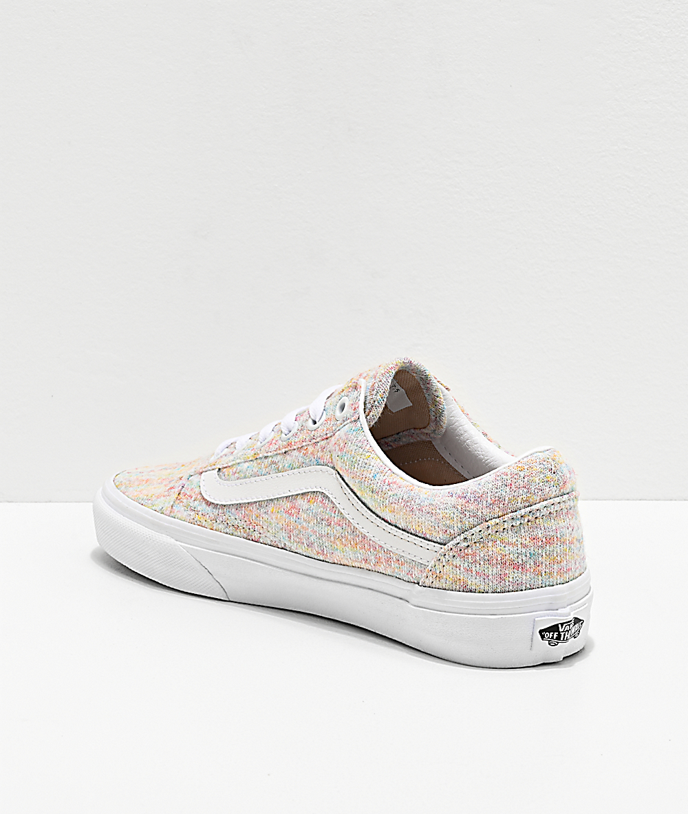 rainbow jersey old skool vans