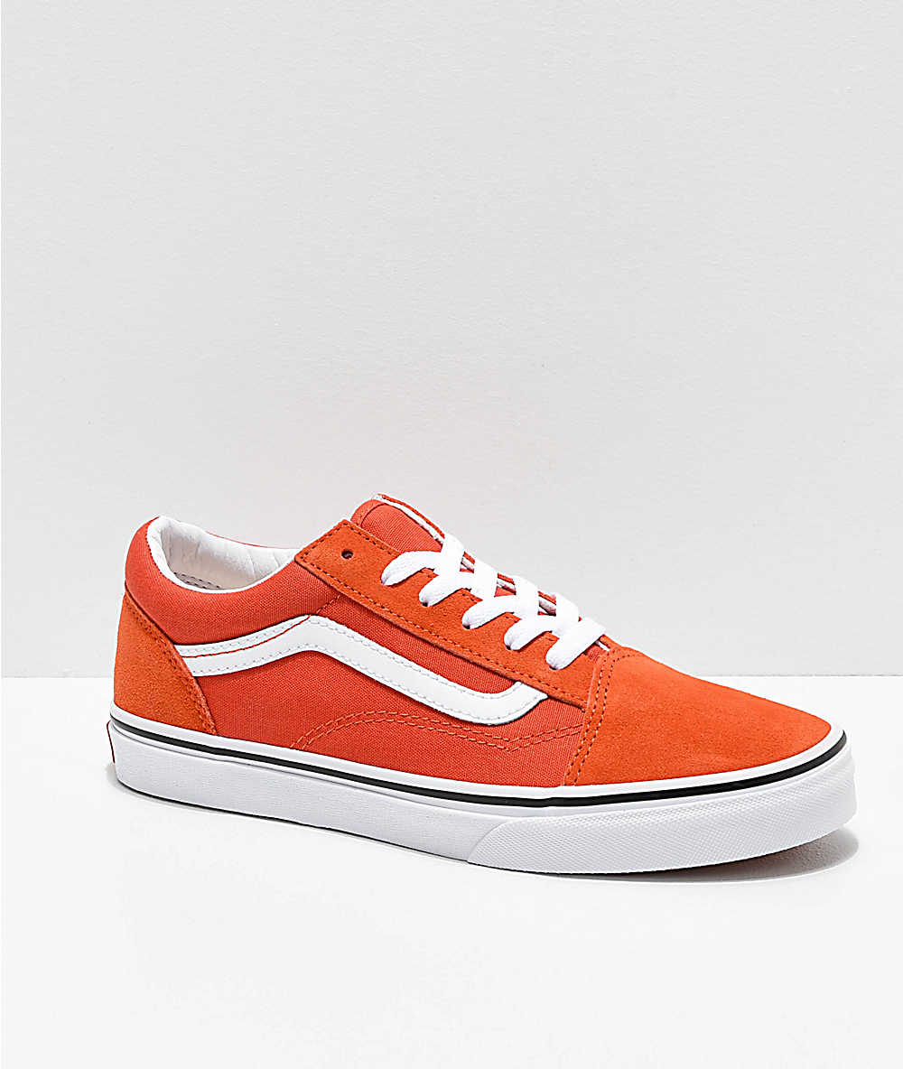 vans orange old skool vans orange old skool