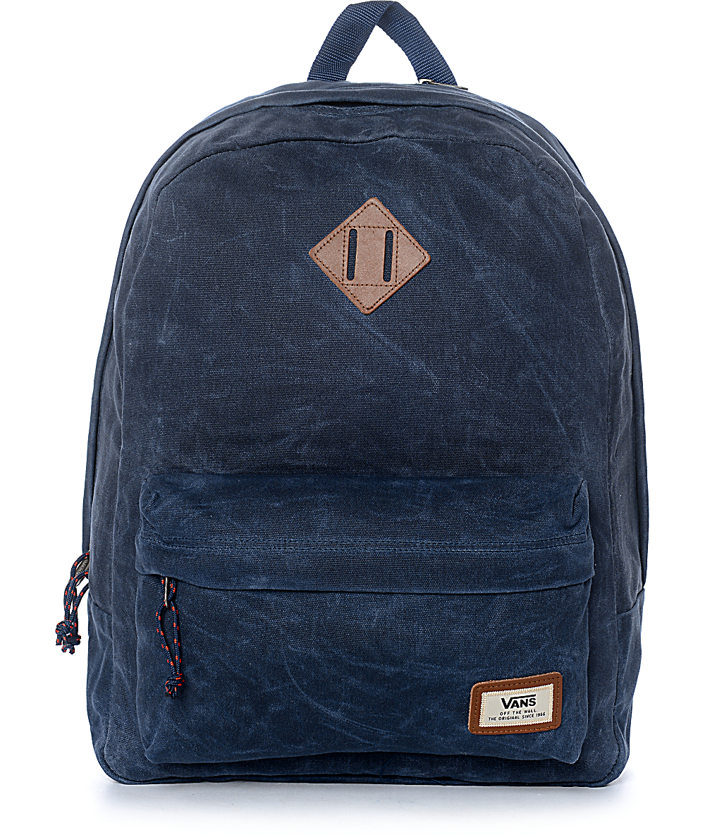 Vans Old Skool Plus Dress Blue Backpack Vans Old Skool Plus Dress Blue Backpack
