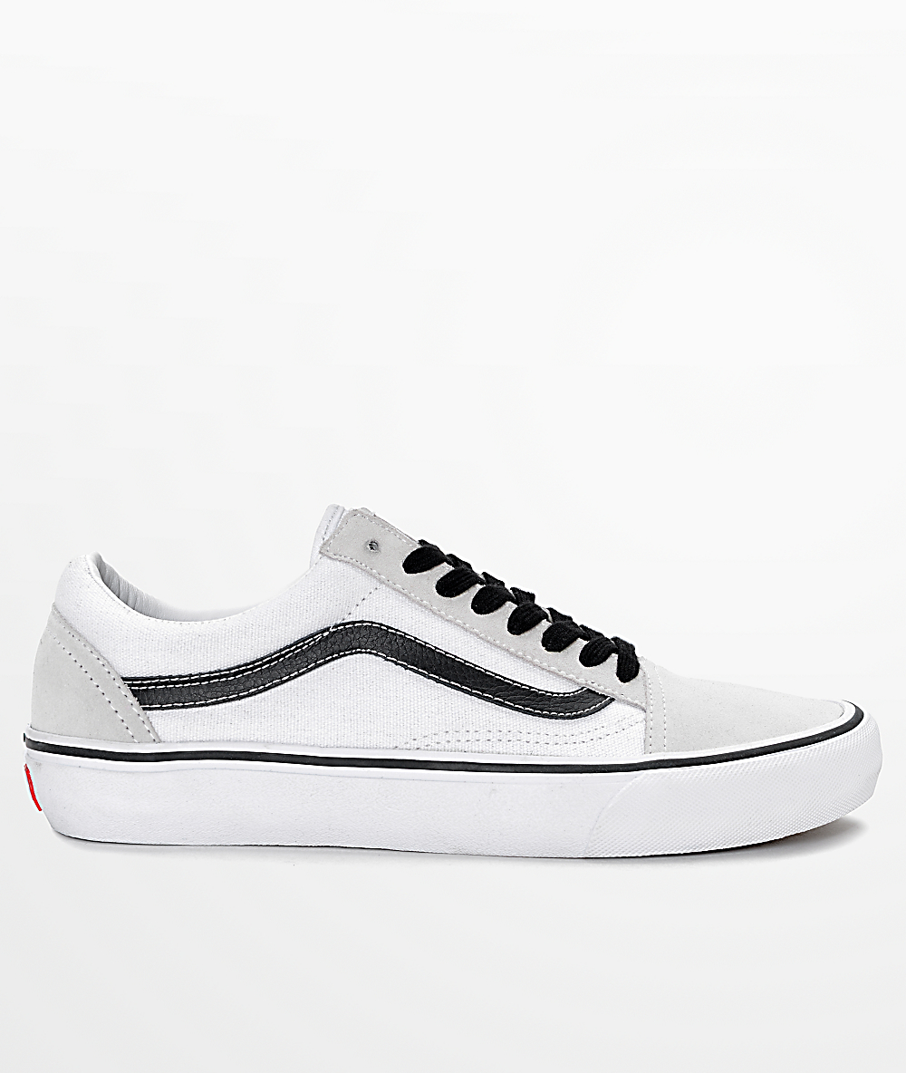 vans old skool pro cream