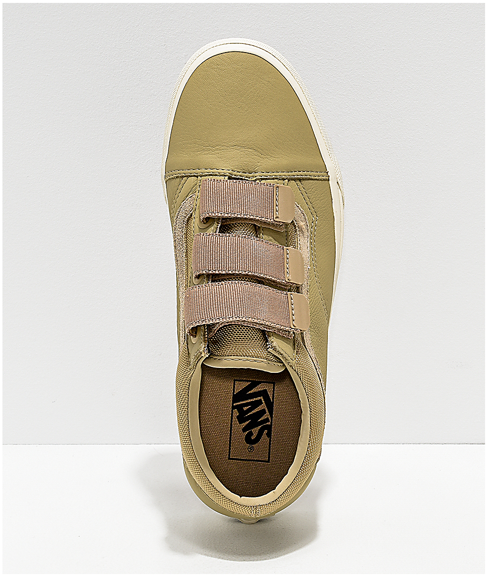 vans old skool cuero marron vans old skool cuero marron
