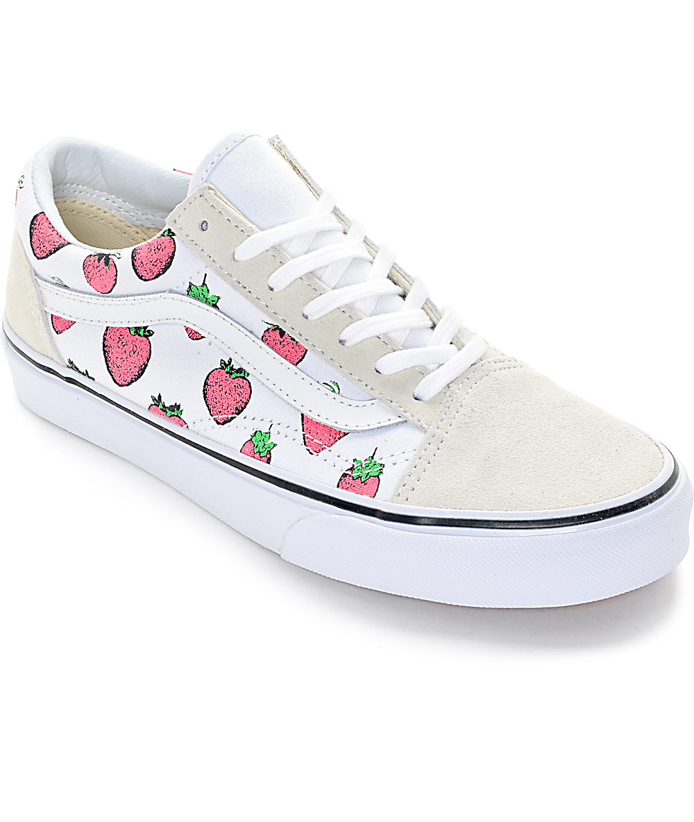 vans strawberry shoes