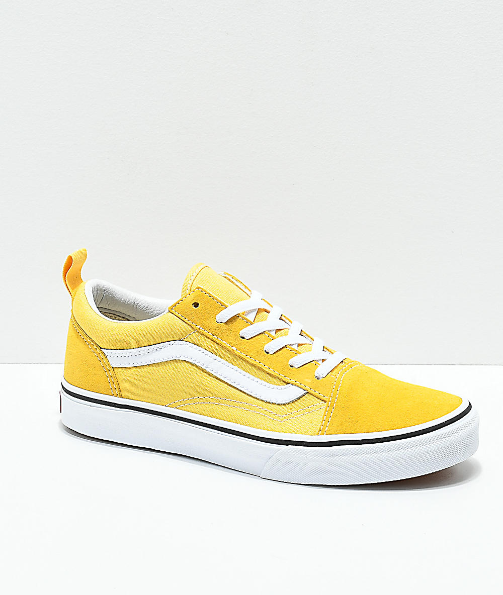 vans old skool butter yellow sneaker