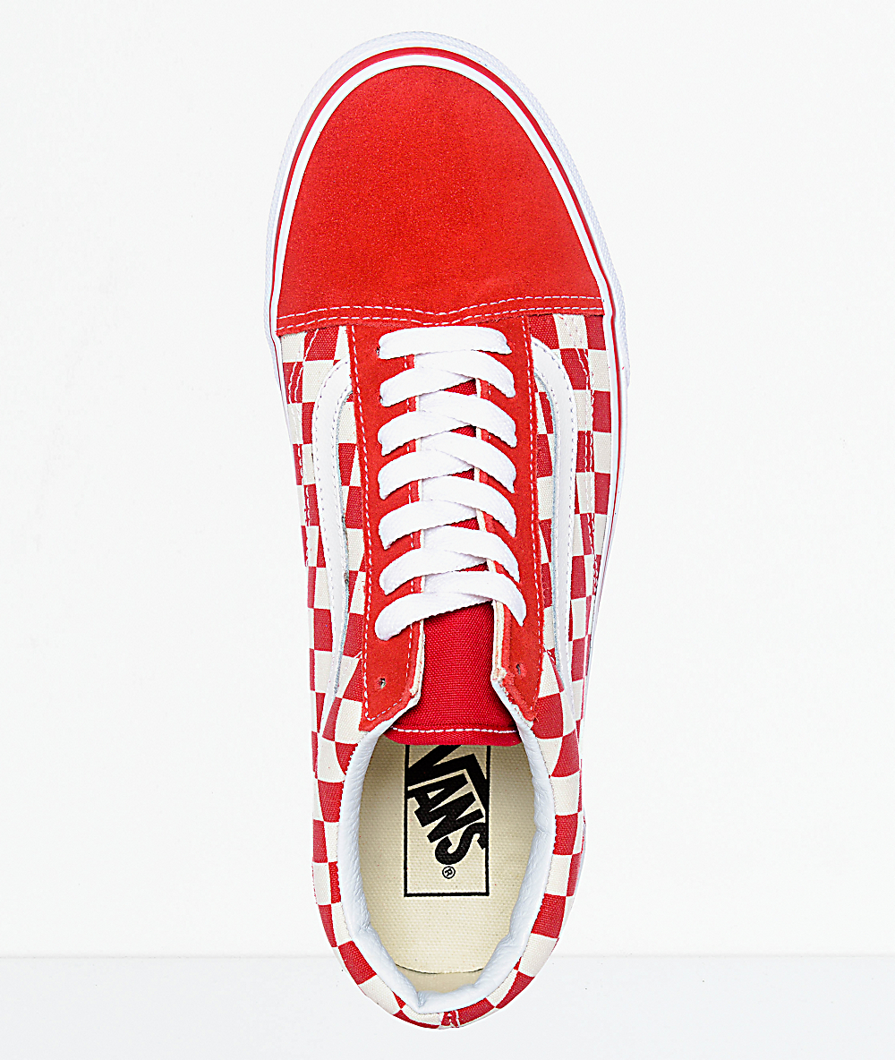 tenis vans rojos