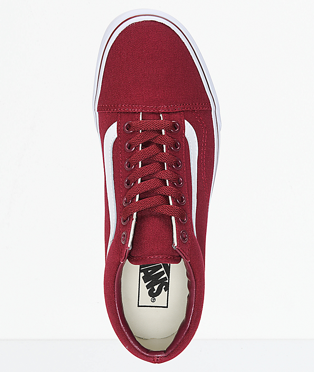 vans old school hombre granate vans old school hombre granate