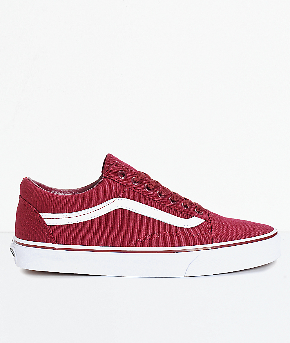 vans old skool granate vans old skool granate