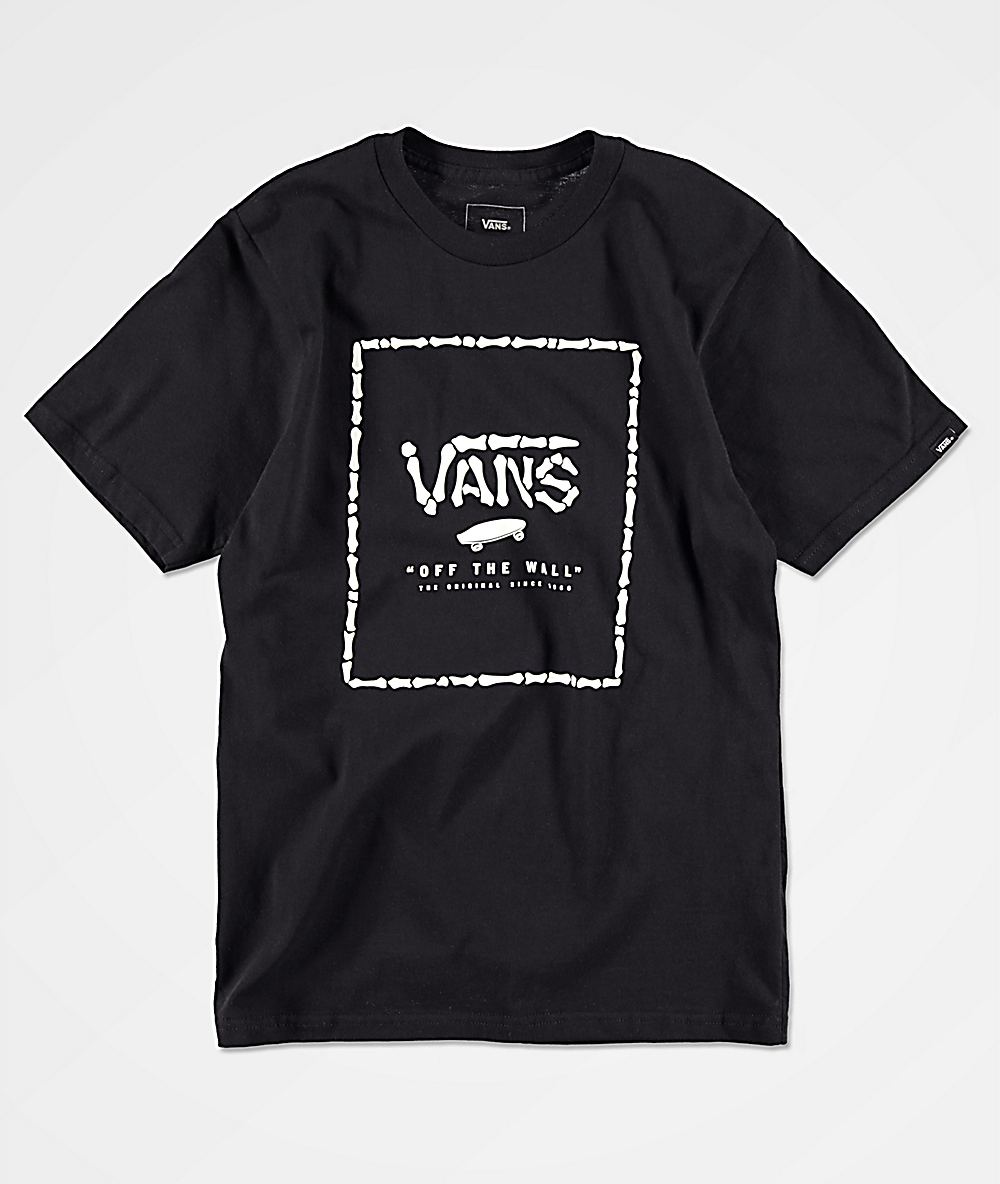 camiseta vans negra