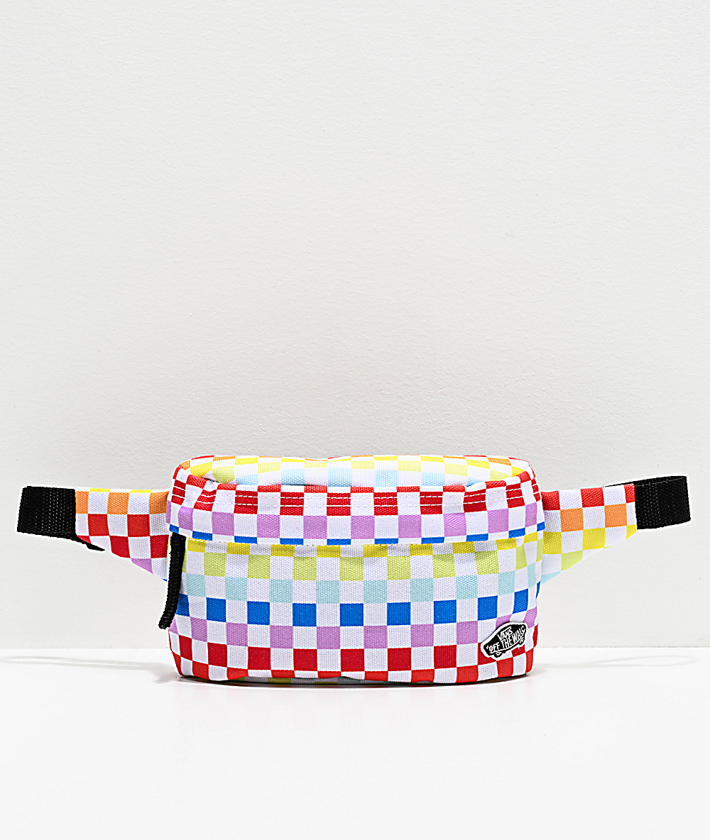 checkerboard vans fanny pack