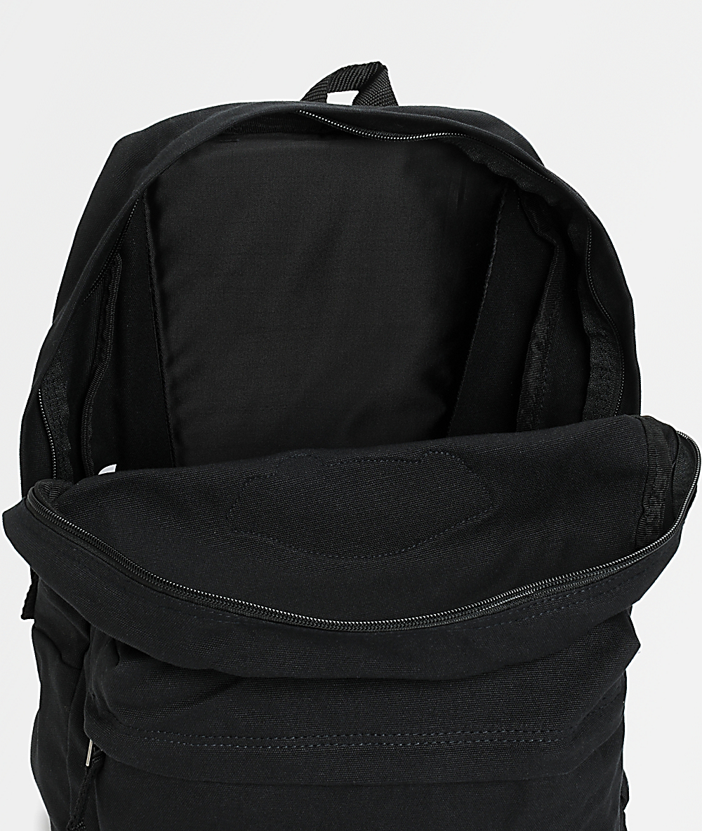 all black vans backpack