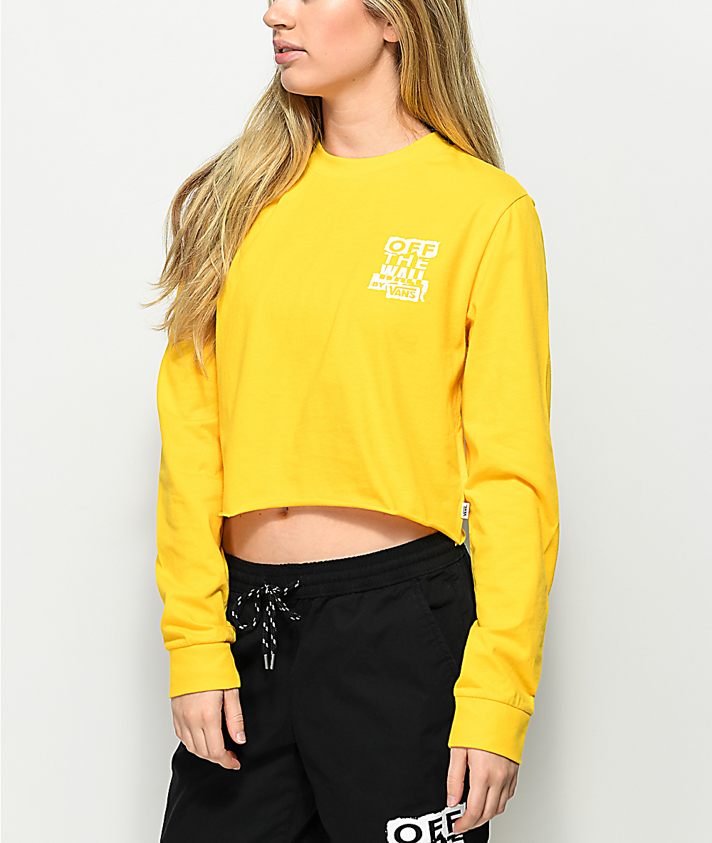 Vans Yellow Crop Top Top Sellers, 56 