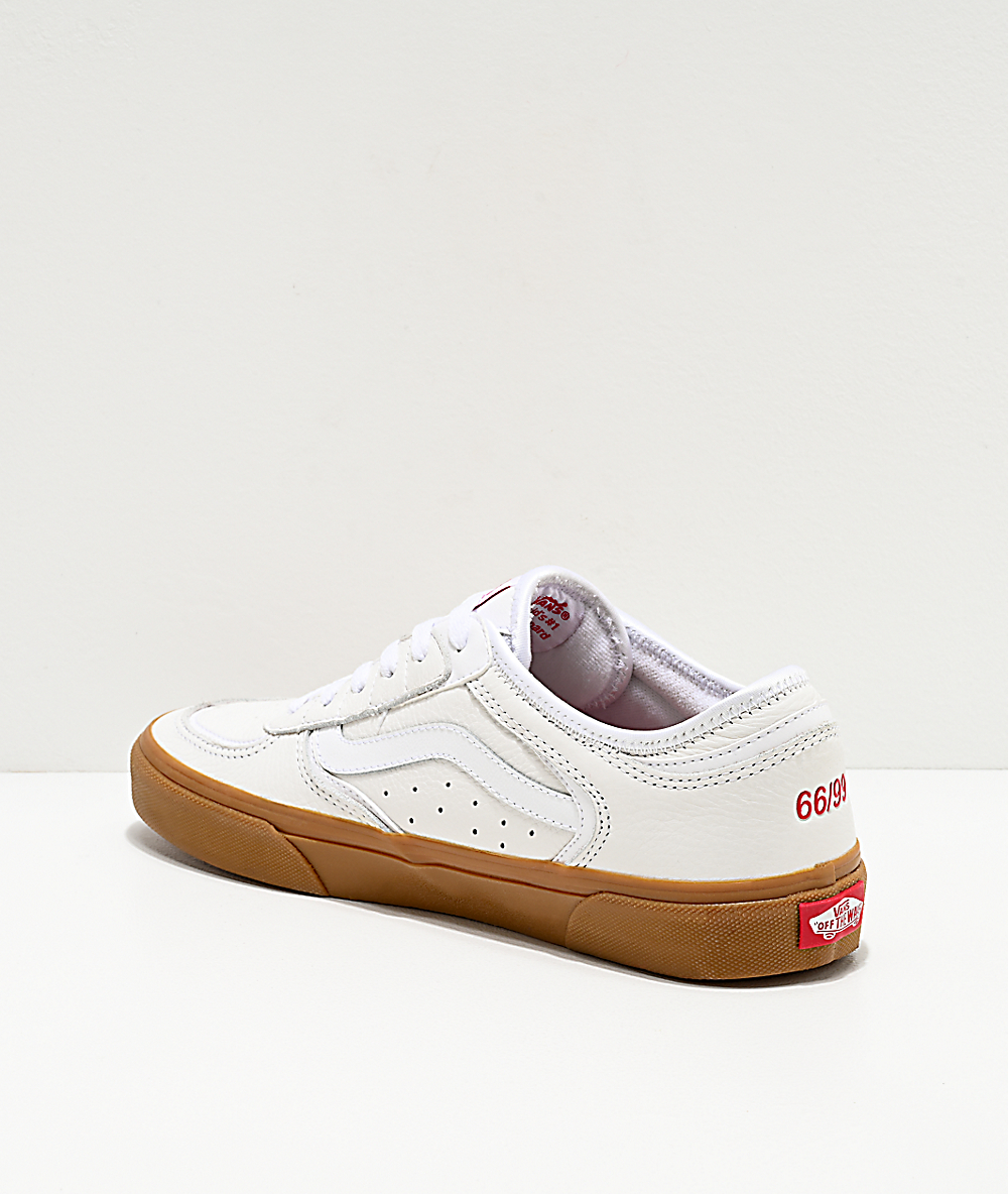 vans rowley white