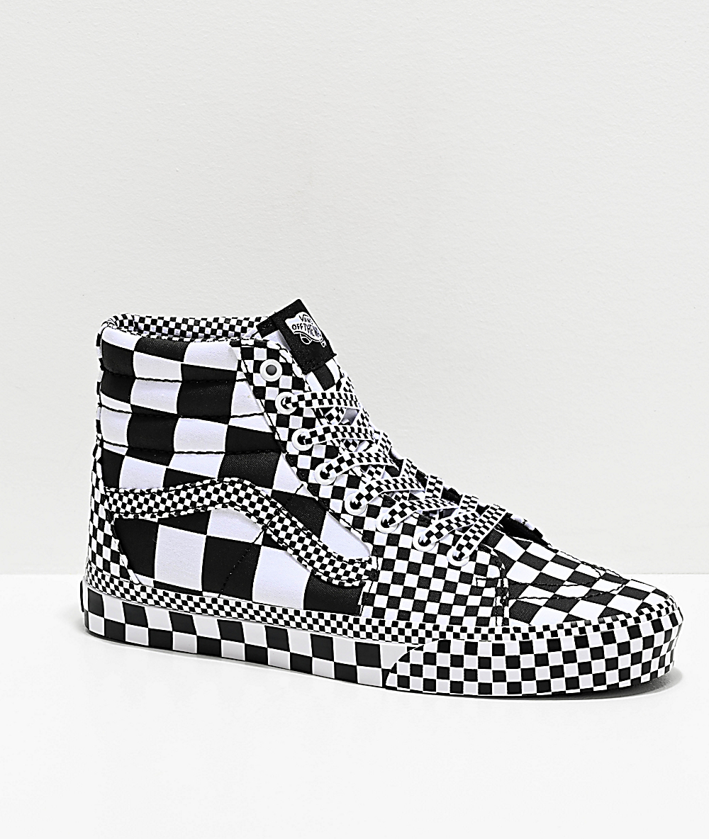 checkerboard all over vans