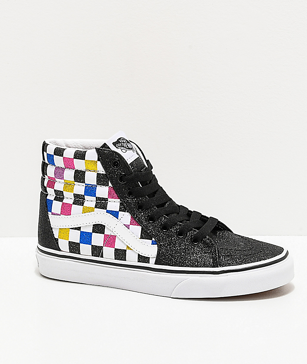 vans sk8 hi glitter