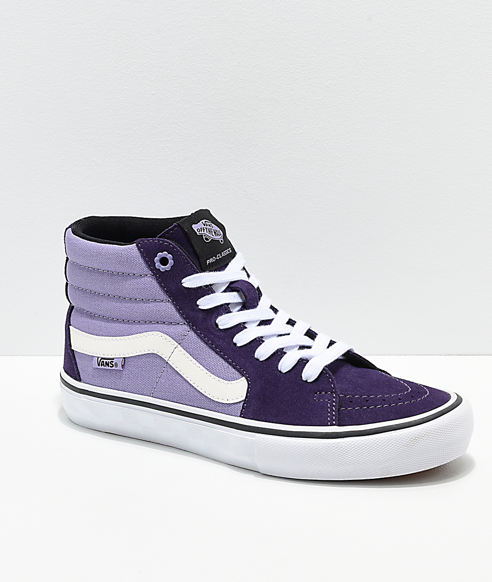 zapatillas vans moradas