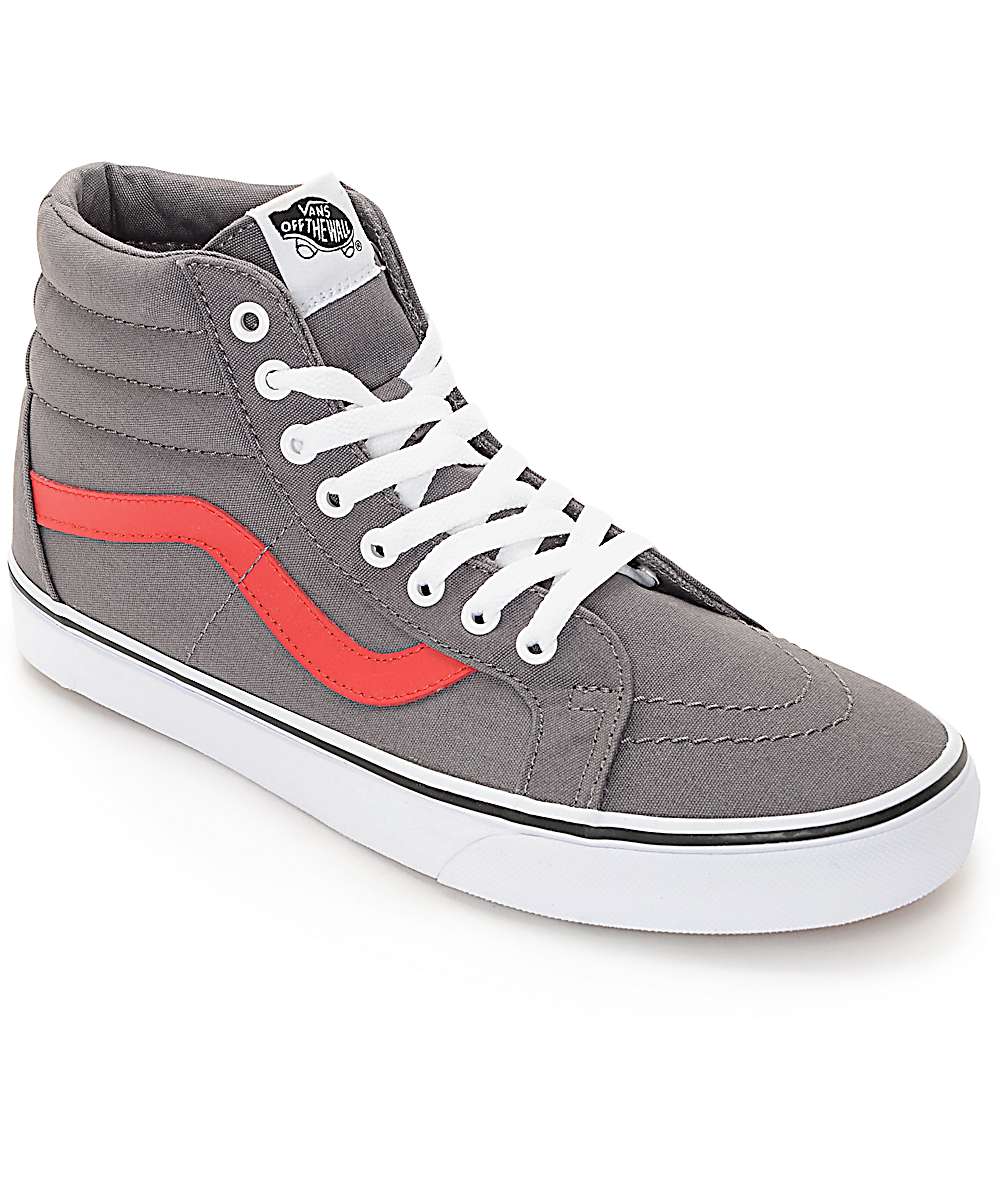 vans sk8 hi hombre gris