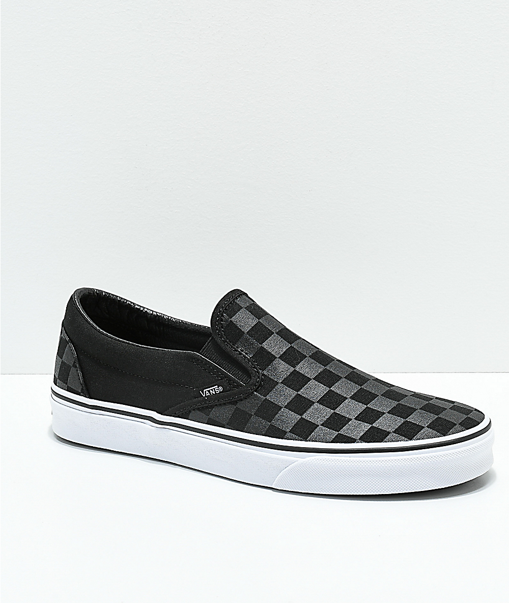 black slip on vans style