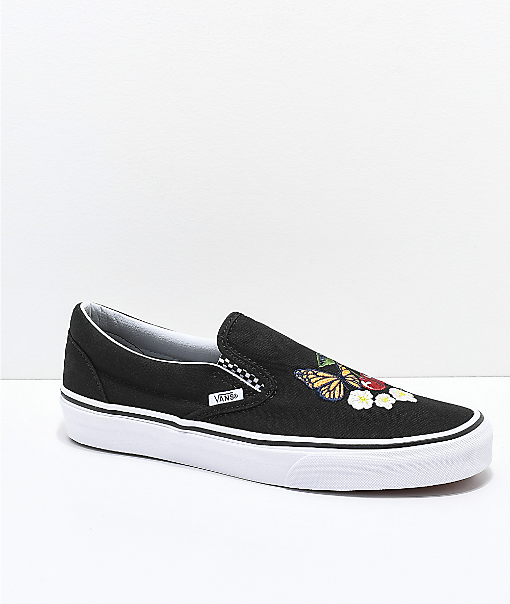 vans with butterfly and cherry