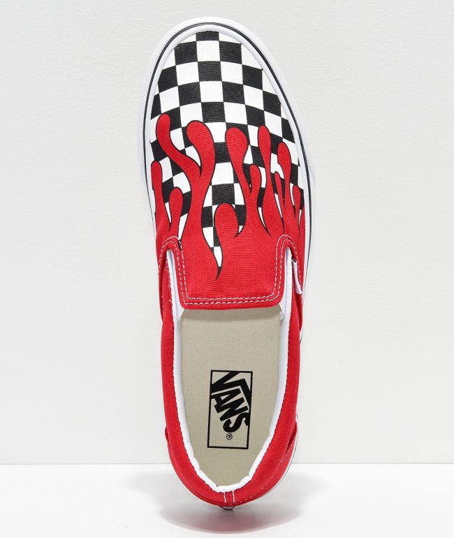checkered vans with blood